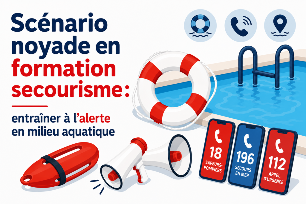 Scénario noyade en formation